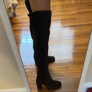 Over the Knee suede boots